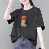 微胖大码显瘦纯棉短袖t恤女夏季新款宽松遮肚子半袖上衣女装体恤