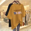 白色短袖t恤女2026新款夏季宽松大码显瘦卡通可爱百搭纯棉上衣ins