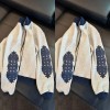 【预售】美式时尚春秋季提花外套拼接棒球飞行飞行员高级宽松夹克