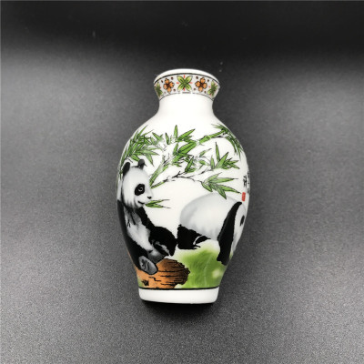 青花瓷花瓶陶瓷工艺品冰箱贴外贸创意磁铁仕女图中国特色商务礼品