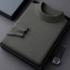 纯色抗起球包芯纱毛衣男2025秋冬装保暖半高领打底男士羊毛针织衫