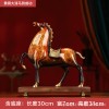招财全铜唐马摆件手工高档工艺品开业礼品客厅书房办公室装饰摆放