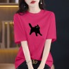 时尚彩T纯棉短袖大码女装2026新款宽松显瘦独特别致高级感上衣夏i