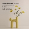 贝汉美可爱猫猫花瓶高级感摆件客厅插花家居装饰品亚马逊跨境热采