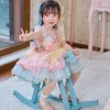 女童夏季2026新款卡通甜美重工洛丽塔宝宝连衣裙蛋糕裙套装炸街潮