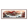鸿运当头》客厅装饰画沙发背景挂画大幅山水国画茶室办公室壁画