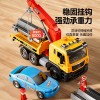 儿童大号道路救援拖车玩具男孩平板运输车吊车工程汽车玩具车卡车