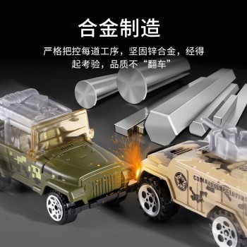 迷你军事工程车玩具套装仿真小汽车儿童玩具男孩挖掘机模型合金车