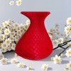 3D打印塑料花瓶北欧色花瓶装饰工艺品仿釉干湿花插花容器客厅摆件