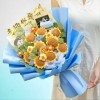 毛线花手工编织花束成品送老师同学向日葵针织礼物钩织送长辈礼物