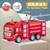 佳之智儿童音乐惯性城市环卫队男孩挖机洒水车警车消防车模型玩具
