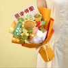毛线花手工编织花束成品送老师同学向日葵针织礼物钩织送长辈礼物