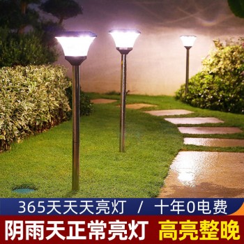 2025跨境工程款户外太阳能草坪灯家用防水led花园灯太阳能地插灯
