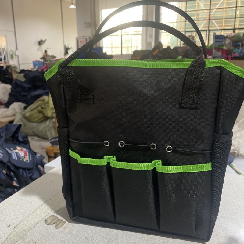 amazon亚马逊牛津布大容量园艺手提花园工具包多功能带口袋工具包