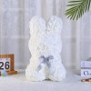 永生花兔子38女神节礼物送女友创意仿真花情人节礼物玫瑰花兔子