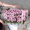 厂家直发玫瑰永生花巨型行李箱高级感花盒送女友闺蜜生日礼物批发