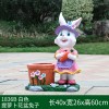 花园卡通兔子花缸园艺种植动物花盆玻璃钢雕塑装饰品草坪布景摆件