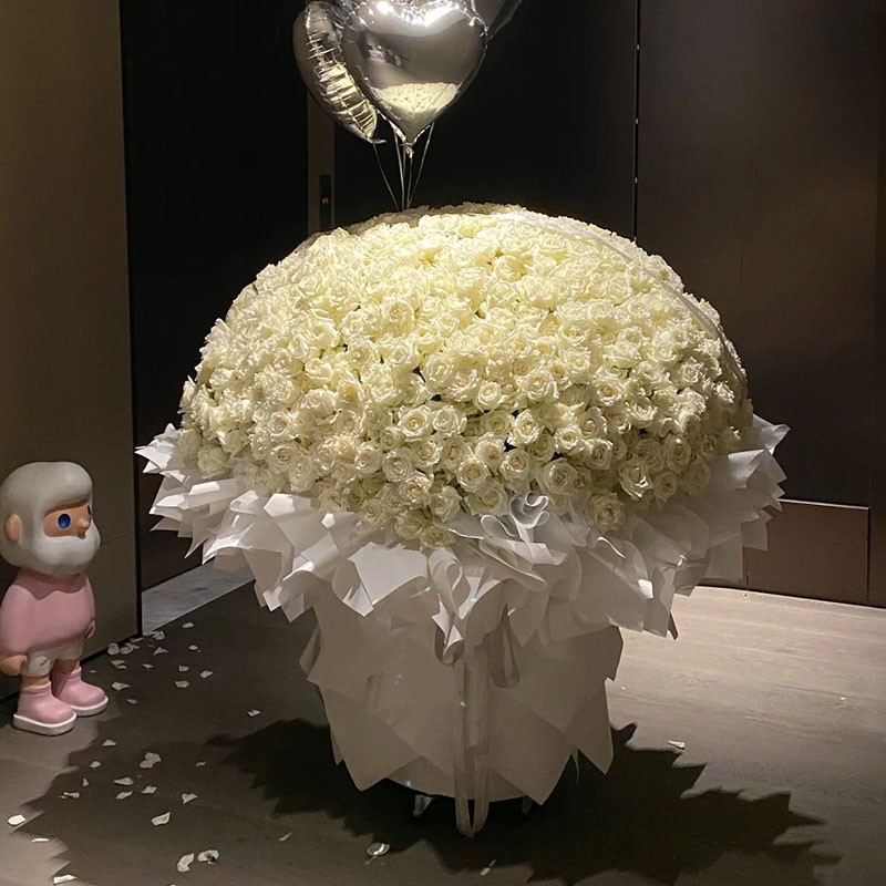 999朵365朵红玫瑰花束鲜花速递同城北京上海成都配送生日求婚