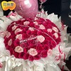 情人节999/199/99朵红粉玫瑰花生日花束订婚鲜花速递同城配送其他