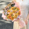 毛线花手工编织花束成品送老师同学向日葵针织礼物钩织送长辈礼物