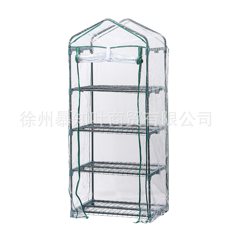 外罩阳台暖房户外温室保温棚保暖花园暖房透明PVC花架暖棚花架