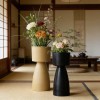 室内户外通用火炬头高款树脂花盆摆放简约大气园林造景花盆