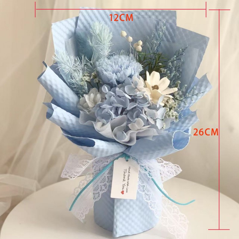 女神节母亲节教师节永生花玫瑰康乃馨花束伴手礼物装饰摆件