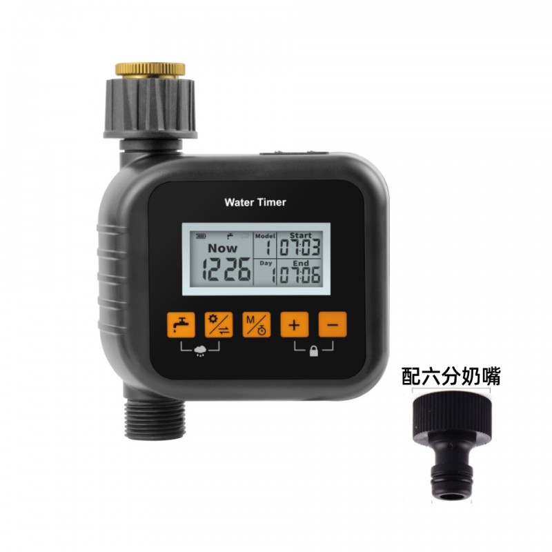 外贸跨境灌溉控制器定时器金属头自动浇水浇花园林自动浇水神器