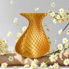 3D打印塑料花瓶北欧色花瓶装饰工艺品仿釉干湿花插花容器客厅摆件