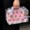 厂家直发玫瑰永生花巨型行李箱高级感花盒送女友闺蜜生日礼物批发