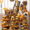 儿童磁力玩具车男孩积木拼装接工程变形益智金刚生日礼物宝宝3岁2