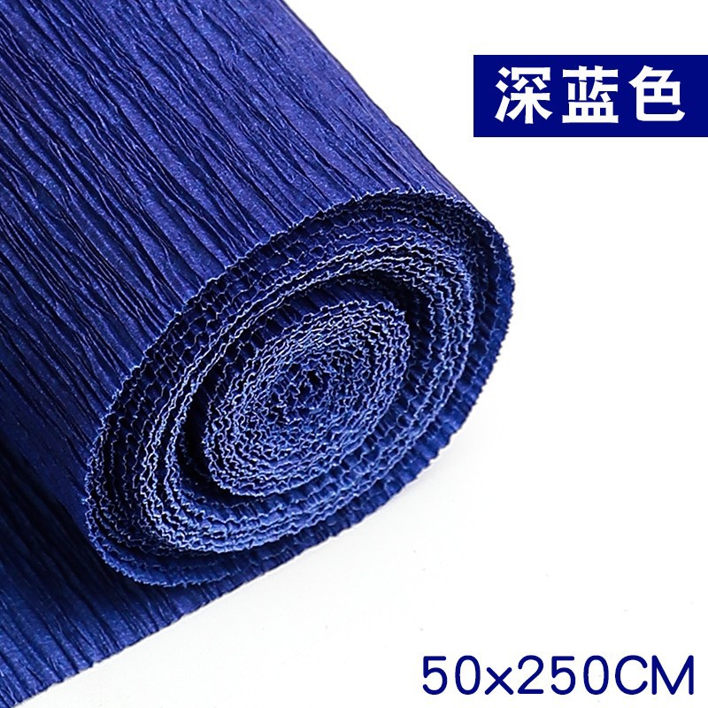 加厚皱纹纸康乃馨diy花手工材料纸彩色褶皱纸玫瑰花卷边纸手揉纸