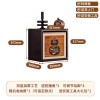 中古风钢制格子柜卡莱克家用落地书柜diy儿童书架床边加厚置物架
