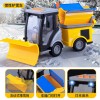 大号铲雪车玩具除雪车推土机清洁扫雪车工程车 儿童汽车男孩3-6岁