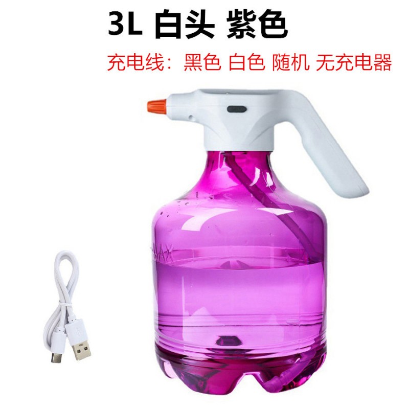 3L电动喷水壶浇花家用电动喷雾器消毒园艺洒水壶Water Spray Can