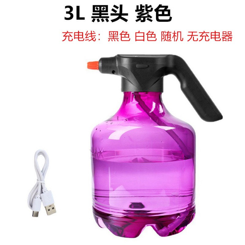 3L电动喷水壶浇花家用电动喷雾器消毒园艺洒水壶Water Spray Can