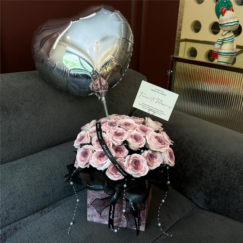 母亲情人节礼物乌梅子酱花玫瑰花束香皂花高级感送闺蜜生日礼物