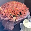 求婚朵玫瑰花束52送女友七夕花束9990表白配送鲜花速递同城朵