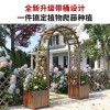 拱门花架爬藤防腐木室外庭院花园装饰门栅栏围栏网格户外葡萄架
