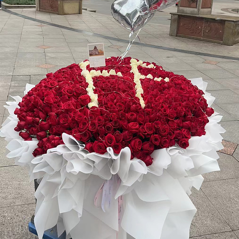 999朵365朵红玫瑰花束鲜花速递同城北京上海成都配送生日求婚