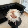 蝴蝶兰月亮19朵曼塔玫瑰花束生日纪念日送女友闺蜜轻奢花艺礼物