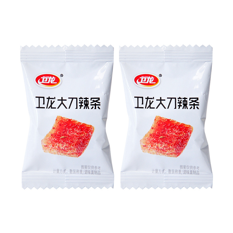 卫龙魔芋爽素毛肚多口味小面筋麻辣大刀肉辣条亲嘴烧办公休闲小吃