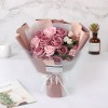 永生花玫瑰香皂花假花束成品干花送女友教师节礼物康乃馨肥皂花
