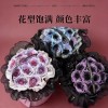 永生花玫瑰成品婚庆情人节礼物香皂花花束跨境仿真花假花送女生花