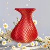 3D打印塑料花瓶北欧色花瓶装饰工艺品仿釉干湿花插花容器客厅摆件