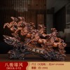 八骏雄风马摆件招财风水工艺品老板办公室桌摆设乔迁公司开业礼品