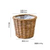 创意柳编花盆手工编织桌面收纳花篮藤编绿萝盆客厅摆件花园花器盆