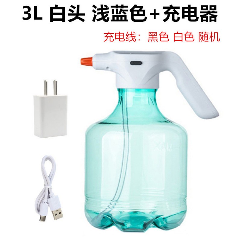 3L电动喷水壶浇花家用电动喷雾器消毒园艺洒水壶Water Spray Can