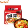 韩国进口三养超辣火鸡面干拌面速食泡面方便面整箱140g*5袋五连包