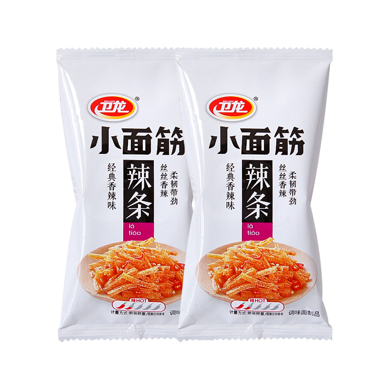 卫龙魔芋爽素毛肚多口味小面筋麻辣大刀肉辣条亲嘴烧办公休闲小吃